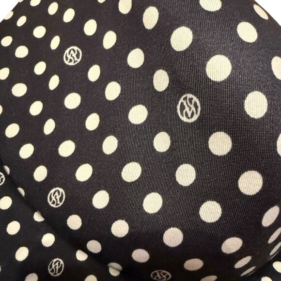 Victoria's Secret Black & White Polka Dot Lightly Lined Plunge Bra 36DD - Picture 3 of 4